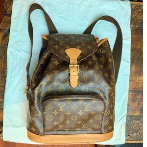 Louis Vuitton Monogram Montsouris GM(?) Back Pack
